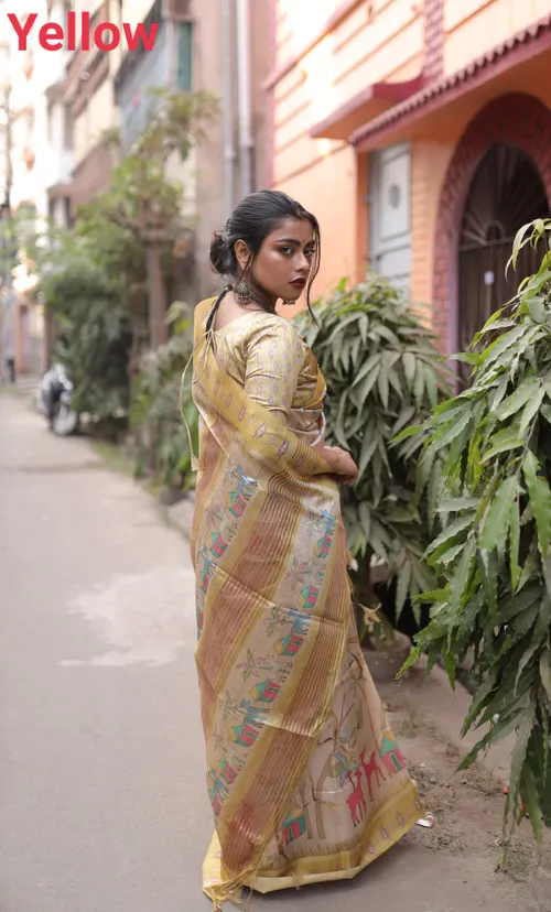 Soft Tussar Silk Saree
